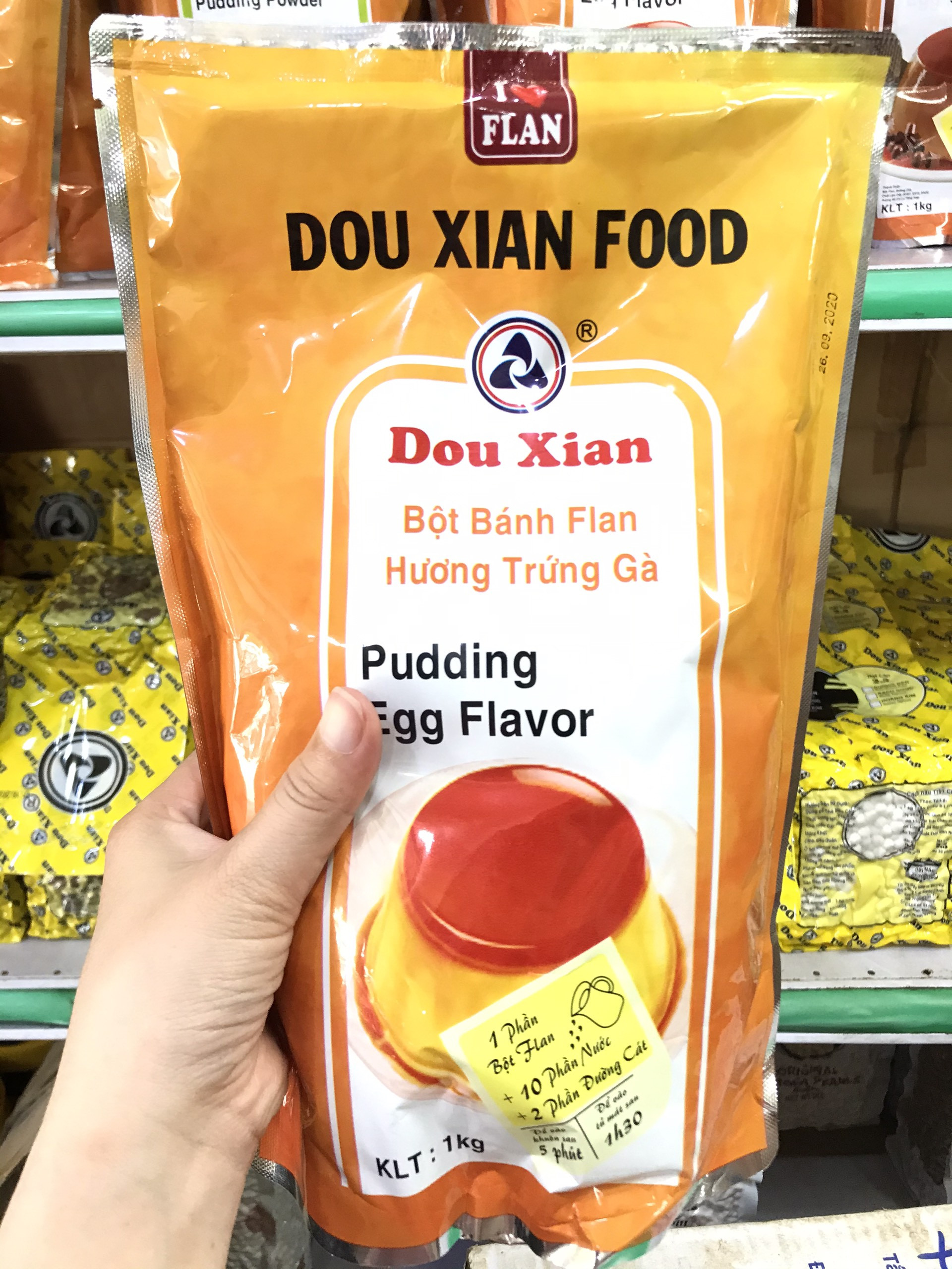Bột Pudding trứng Douxian-200g